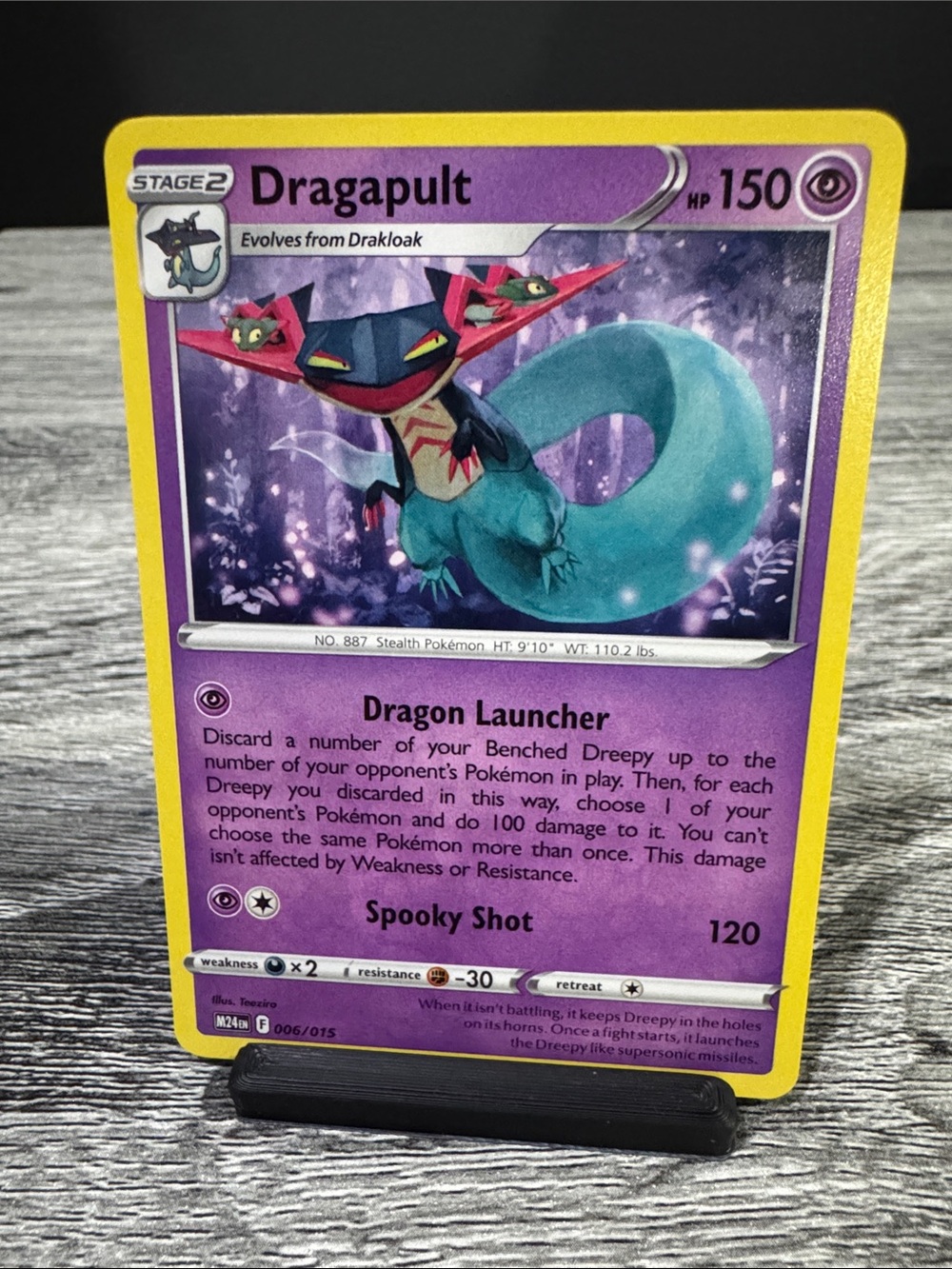Pokémon | McDonald’s #006/015: Dragapult (2024) - Happy Meal Promo Trading Card